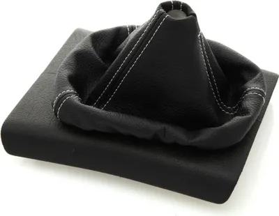 Produktbild von Schaltsack passend für Mercedes W210 Bj. 2002-2009 Weiße Naht Echtes Leder Neu