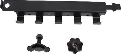 Produktbild von L-Schienen-Einzelbolzen-Befestigungshaken, 5 Haken, vielseitige Aluminiumlegierung für LKW-Ladefläche, Anhänger, Frachtsteuerung, Pickup, Wohnmobil, A