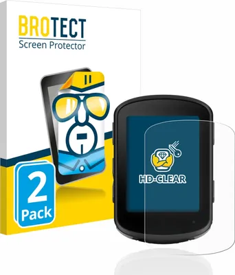 Produktbild von 2x Für Garmin Edge 540 Schutzfolie BROTECT Displayschutz Display Schutz Folie Klar Transparent