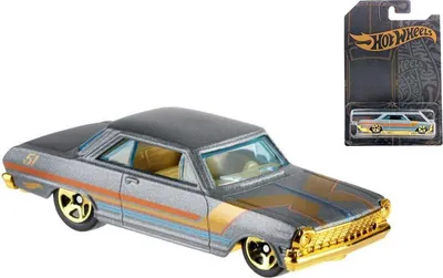 Obrázok produktu pre Angličák Hot Wheels Satin and Chrome 63 Chevy II GHH73