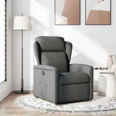 Obrázok produktu pre relaxačné kreslo vidaXL Tmavo šedá látka