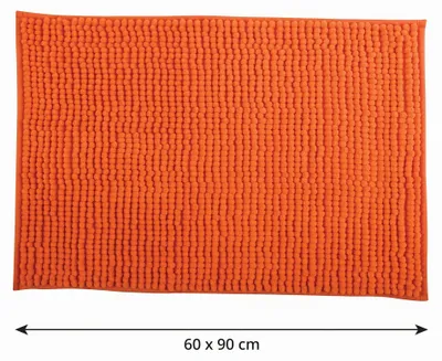 Produktbild von MSV Badteppich/Badematte fur den Boden - orange - 60 x 90 cm