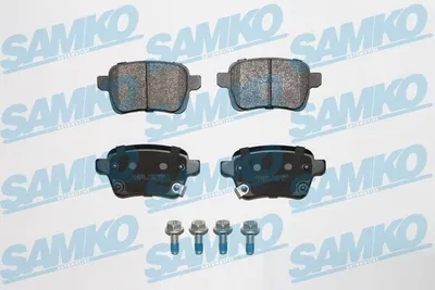 Produktbild von SAMKO Bremsbeläge Satz Hinten Bremsklötze für OPEL Corsa E Schrägheck (X15) 5SP1959
