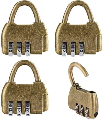 Obrázek produktu pro Kombinovaný kovový zámek Mini Vintage