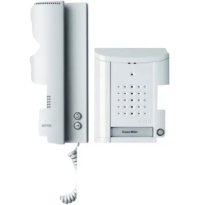 Immagine prodotto di Ritto by Schneider Citofono cablato set completo 1841170 1 casa famiglia Bianco (1841170)