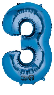 Produktbild von Amscan 2827901, Spielzeugballon, Folie, Blau, Anzahl, 55 cm, 5 Stück(e)
