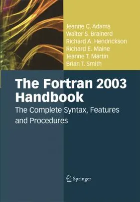 Produktbild von The Fortran 2003 Handbook