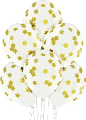 Produktbild von Luftballon "Sterne" | 6Stk./Ø30cm