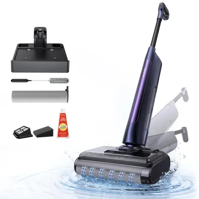 Immagine prodotto di Aspirapolvere per liquidi e solidi Ultenic, aspirapolvere-mop senza fili tutto in uno con funzione di autopulizia, fino a 65 minuti di autonomia,