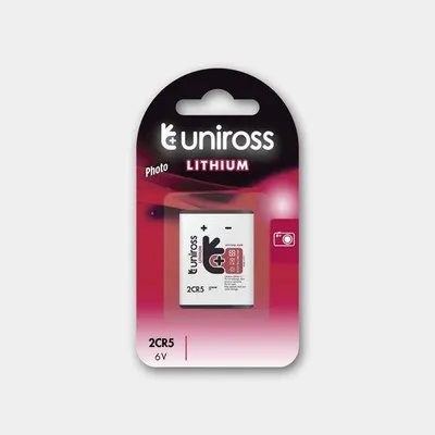 Productafbeelding van Uniross U12CR5, Wegwerpbatterij, 2CR5, Lithium, 6 V, 1 stuk, 44,7 mm