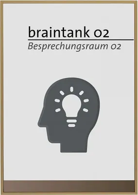 Produktbild von MADRID Bronze Line Türschild DIN A5 hoch, Format: 212,5x150,5 mm