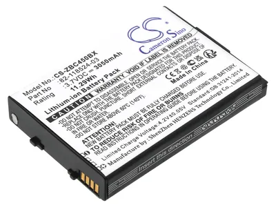 Immagine prodotto di TECHTEK Batteria compatibile con [Zebra] MC45 sostituisce 82-118524-03, per BTRY-MCXX-3080-01R