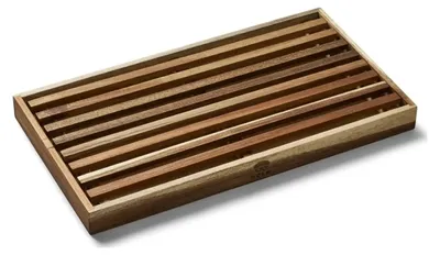Produktbild von Holzbrett zum Brot schneiden, aus Akazienholz, 43 x 23 x 3,5 cm