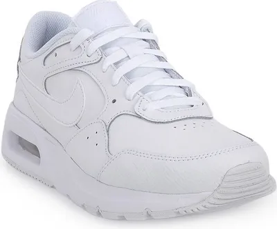 Produktbild von Nike Air Max SC Leather - Triple White - Herren Sneakers Schuhe Weiß DH9636-101 , EU 44 US 10