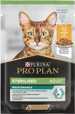 Productafbeelding van PRO PLAN Kattenvoer Sterilizados Kip 26x85 gram