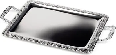 Obrázok produktu pre APS-Germany 00082, Klasický servírovací podnos, Obdĺžnik, Nerezová oceľ, Nerezová oceľ, 540 mm, 310 mm