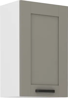 Produktbild von Küchenhängeschrank LAILI – Breite 45 cm, hellgrau / weiß