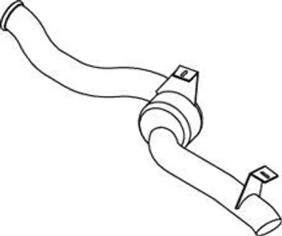 Produktbild von DINEX Abgasrohr Auspuffrohr für DAF CF 75 Hinten 21472