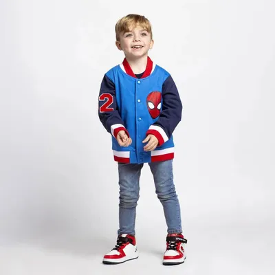 Produktbild von Cerda Group Baumwolle Brushed Baseball Spiderman Jacke Blau 6 Years Jungen Blau 6 Years