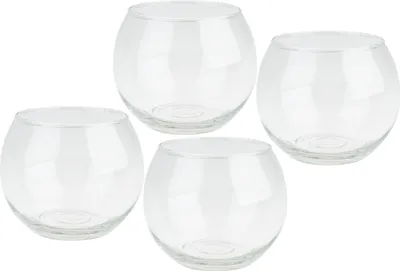 Produktbild von VBS  4er-Pack Teelichtglas BOWL 10,5x8,5cm