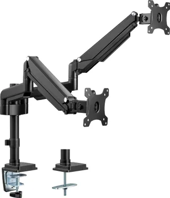 Zdjęcie produktu dla InLine 23160B, 18 kg, 43,2 cm (17"), 43,2 cm (17"), 100 x 100 mm, Opcja regulacji wysokości, Czarny