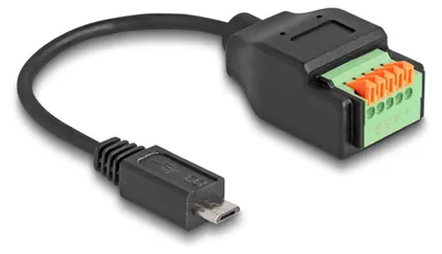 Immagine prodotto di Adattatore USB Delock - Connettore a 5 pin per Micro-USB Tipo B (maschio)
