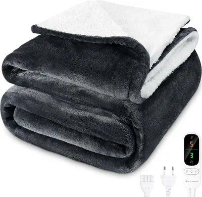 Produktbild von MYCARBON Heizdecke 180x160cm Dunkelgrau
