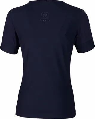 Image de Pikeur Zip Ripp Shirt Chemise fonctionnelle Femme Nightblue Sportswear FS 2024, Taille:36