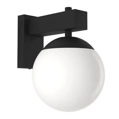 Produktbild von Eglo 900669 BUFALATA E27 Außen-Wand-/Deckenleuchte Schwarz Weiss IP44