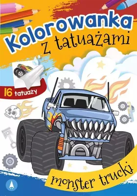Produktbild von SKRZYAT Libro da colorare con tatuaggi. Monster truck 75151