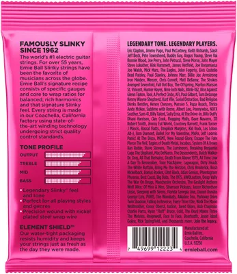 Obrázek produktu pro Ernie Ball P02223, Kytara, Ocel, Elektrický, 6 kusů