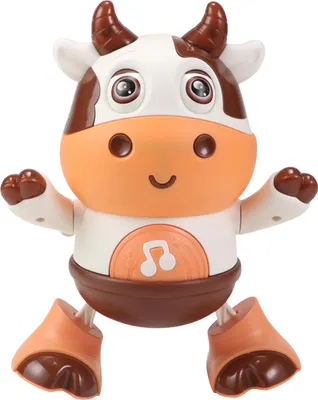 Image de Robot de danse 'Petite vache' - Avec lumière et musique - Nécessite 3xAA piles - Jouet amusant pour enfants