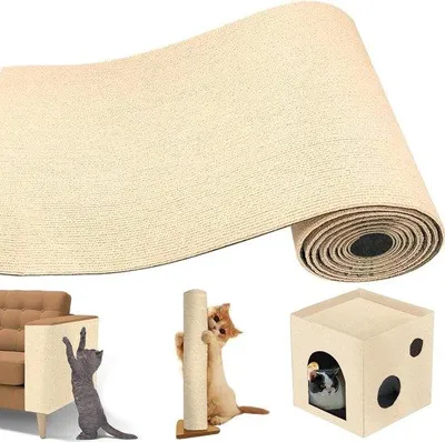 Obrázok produktu pre Sivá lezecká podložka pre mačky, 40 x 200 cm.