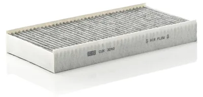 Imagen del producto de Filtro de carbón activado para habitáculo MANN, compatible con Citroen C5, C6 y Peugeot 407, modelos de 1.6 a 3.0 y HDi, a partir de 2004