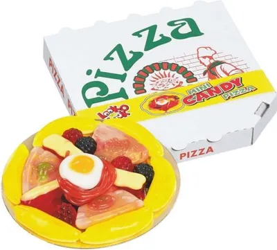 Produktbild von Look o Look Mini Candy Pizza Fruchtgummi und Schaumzucker 85g