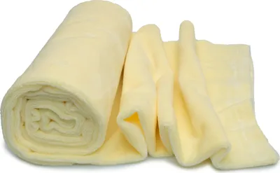 Obrázek produktu pro Minky pletenina hladký vzor, vanilka 50 x 160 cm