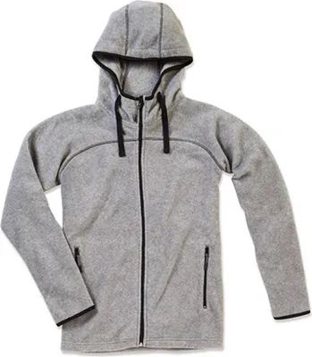 Produktbild von Stedman® - Active Power Fleece Jacket - Grey Heather - S