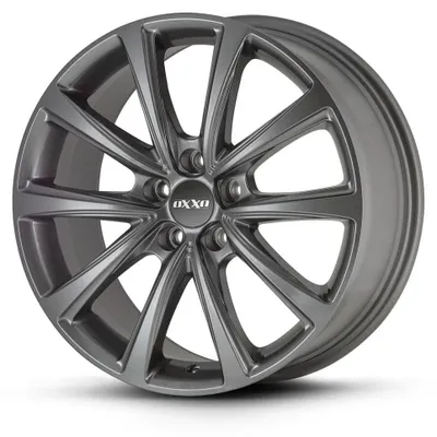 Produktbild von 16 Zoll Alufelge OXXO Liberty Dark 16"x6.50" 5x112 PCD ET46 57.1mm Felge Dark GunMetal