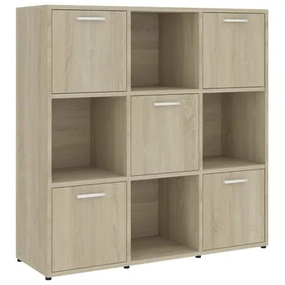 Obrázok produktu pre vidaXL Regál Sonoma dub 90x30x90 cm materiál na báze dreva - Regály a knižnice