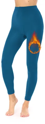 Produktbild von Merry Style Thermo Leggings Damen Gefütterte Thermoleggings MS-ATX-441 (Marine, XL/XXL)