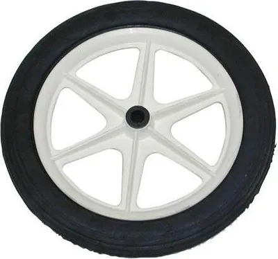 Immagine prodotto di pOPULAR ruota per carrello, cerchio in gomma, 230x28 mm