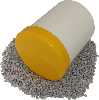 Produktbild von 10 Salbendosen Salbendose  Cremdose 250 g 310 ml Deckel Orange
