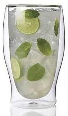 Produktbild von Set mit 4 doppelwandigen Gläsern – 350 ml – transparent