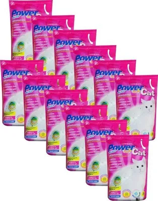 Produktbild von 12 x 5= 60 Liter Power Cat Magic Silikat Katzenstreu Powercat Streu