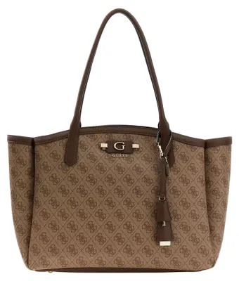 Productafbeelding van Guess Cabas Lindsey Latte met logo