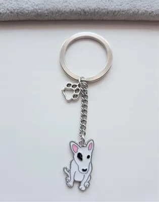 Produktbild von Schlüsselanhänger Hund Bullterrier Rasse