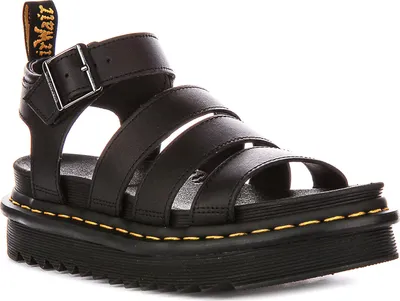 Produktbild von Dr. Martens Blaire Hydro Ledergurt Damen Ledersandalen in Schwarz – undefined / Schwarz