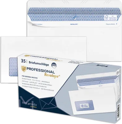 Produktbild von Mayer-Kuvert-network Briefumschläge DIN lang+ mit Fenster selbstklebend