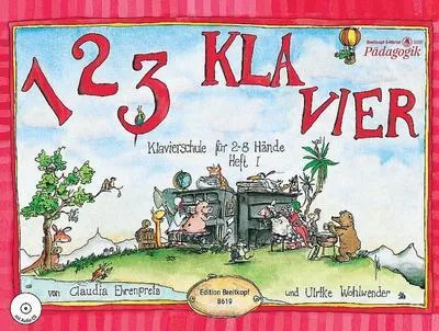 Image de 1 2 3 Klavier Heft 1 mit CD