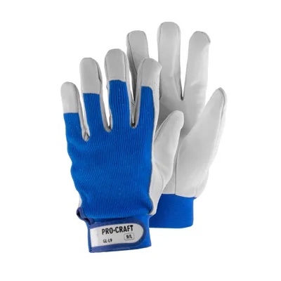 Imagen del producto de Guantes de trabajo de cuero, talla L, Procraft GL-L9
